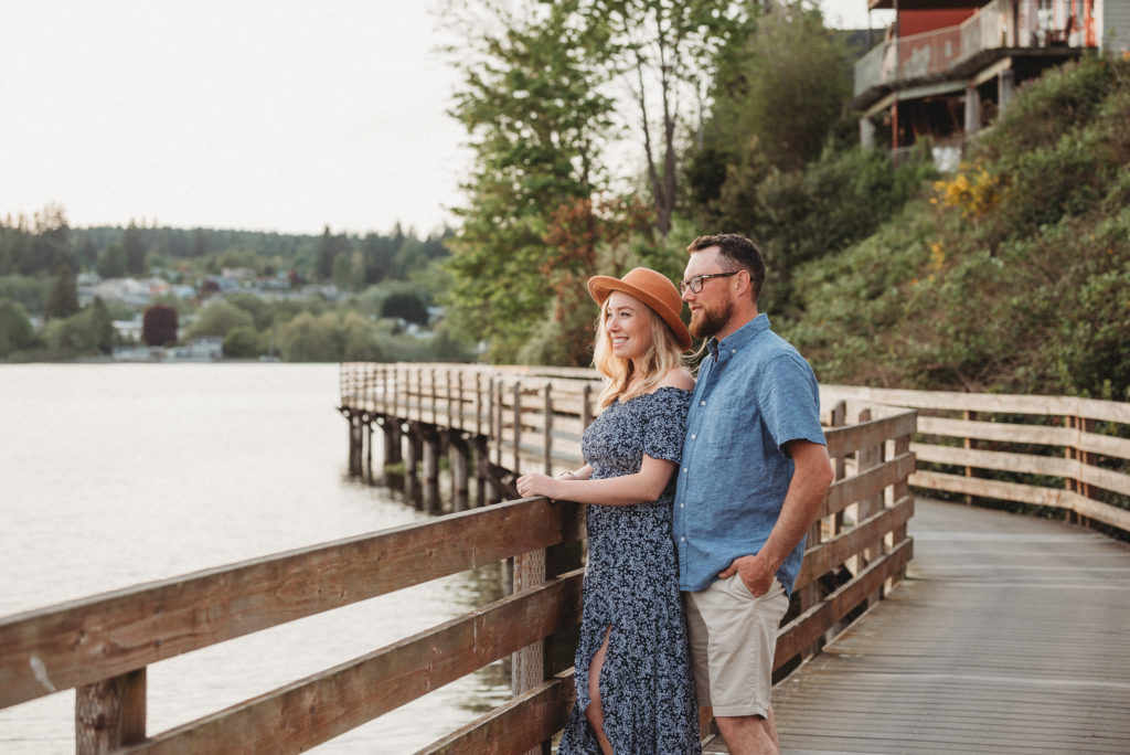 Dreamy Nautical Engagement Shoot, Poulsbo Marina, WA.