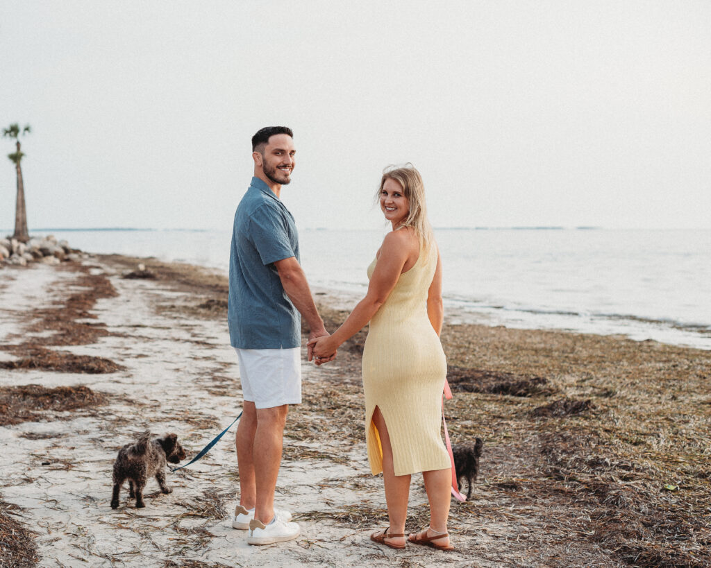 Sunset Beach engagement session Tarpon Springs