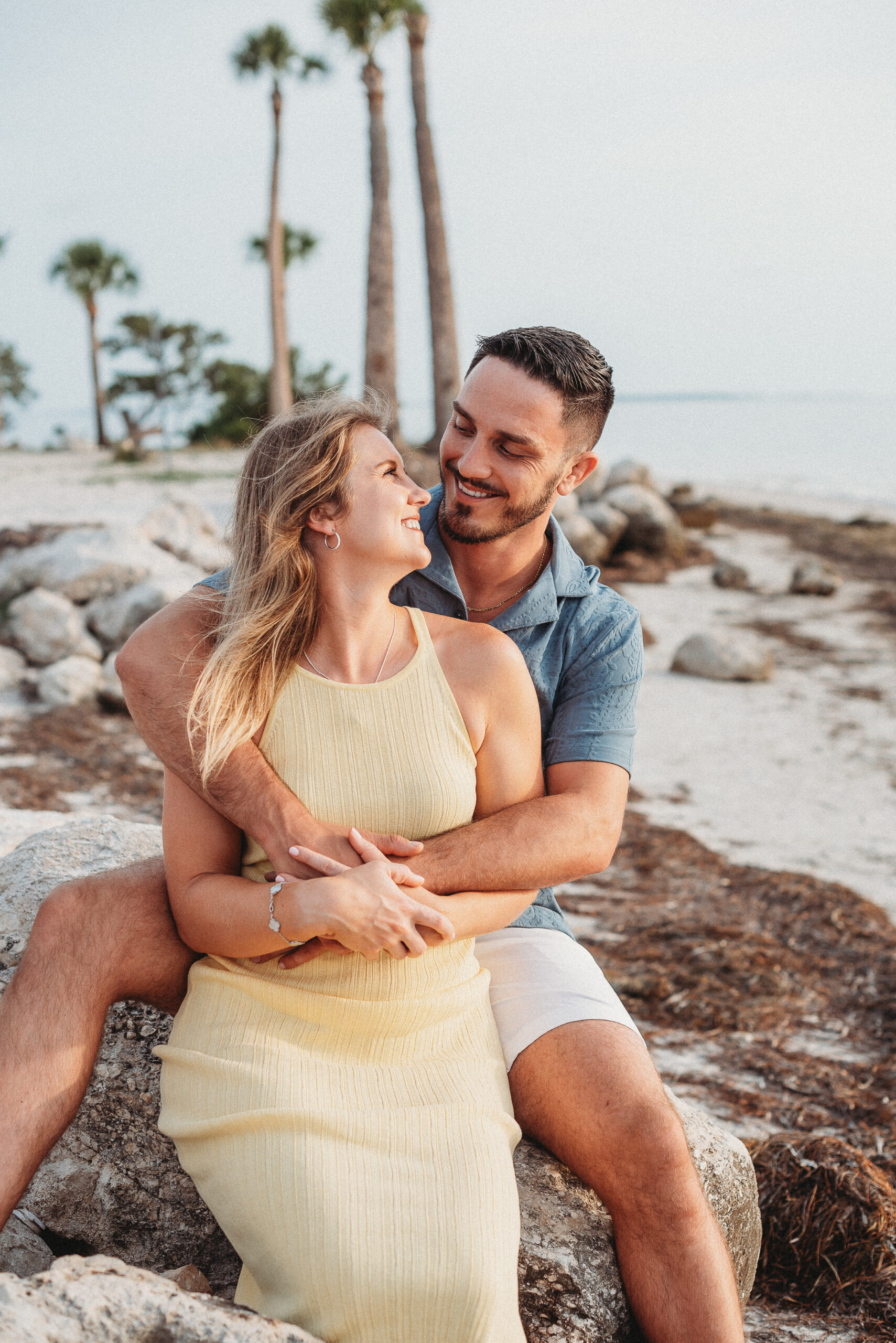 Sunset Beach engagement session Tarpon Springs