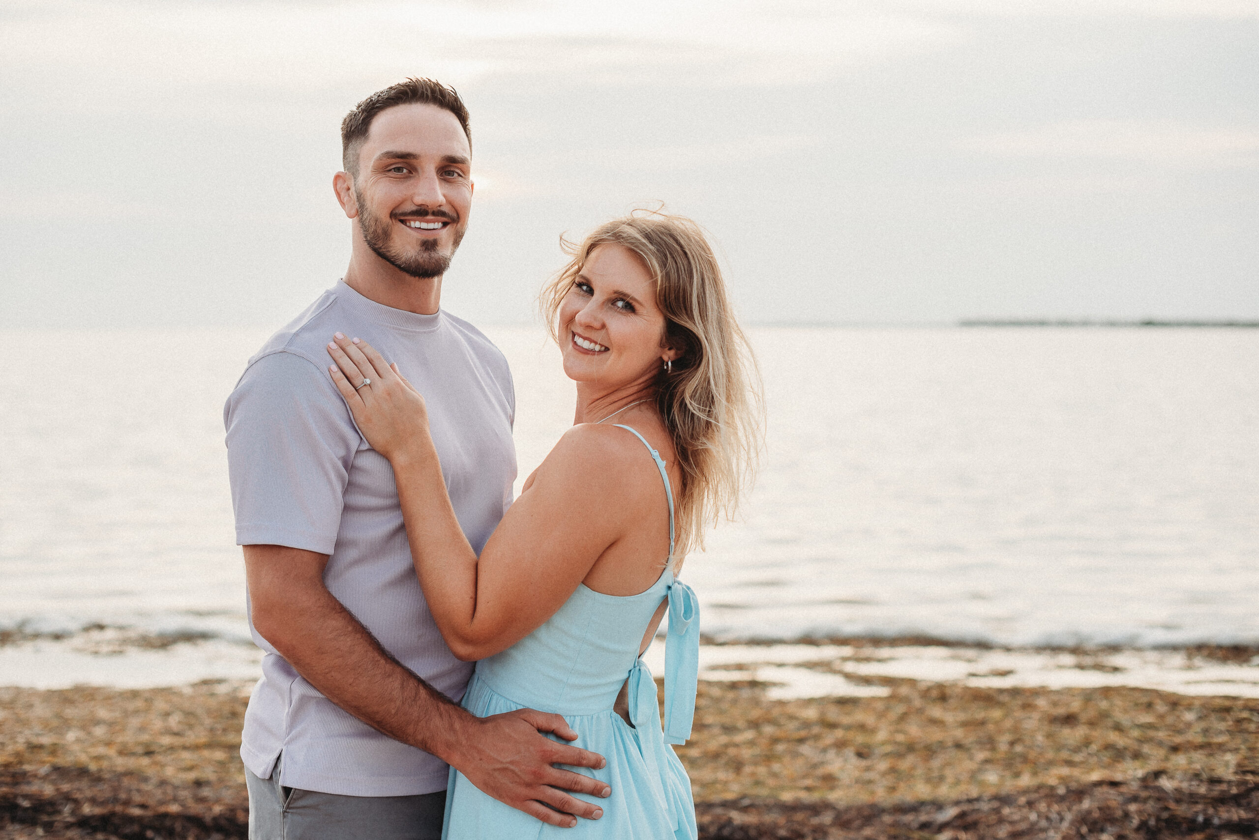 Sunset Beach engagement session Tarpon Springs