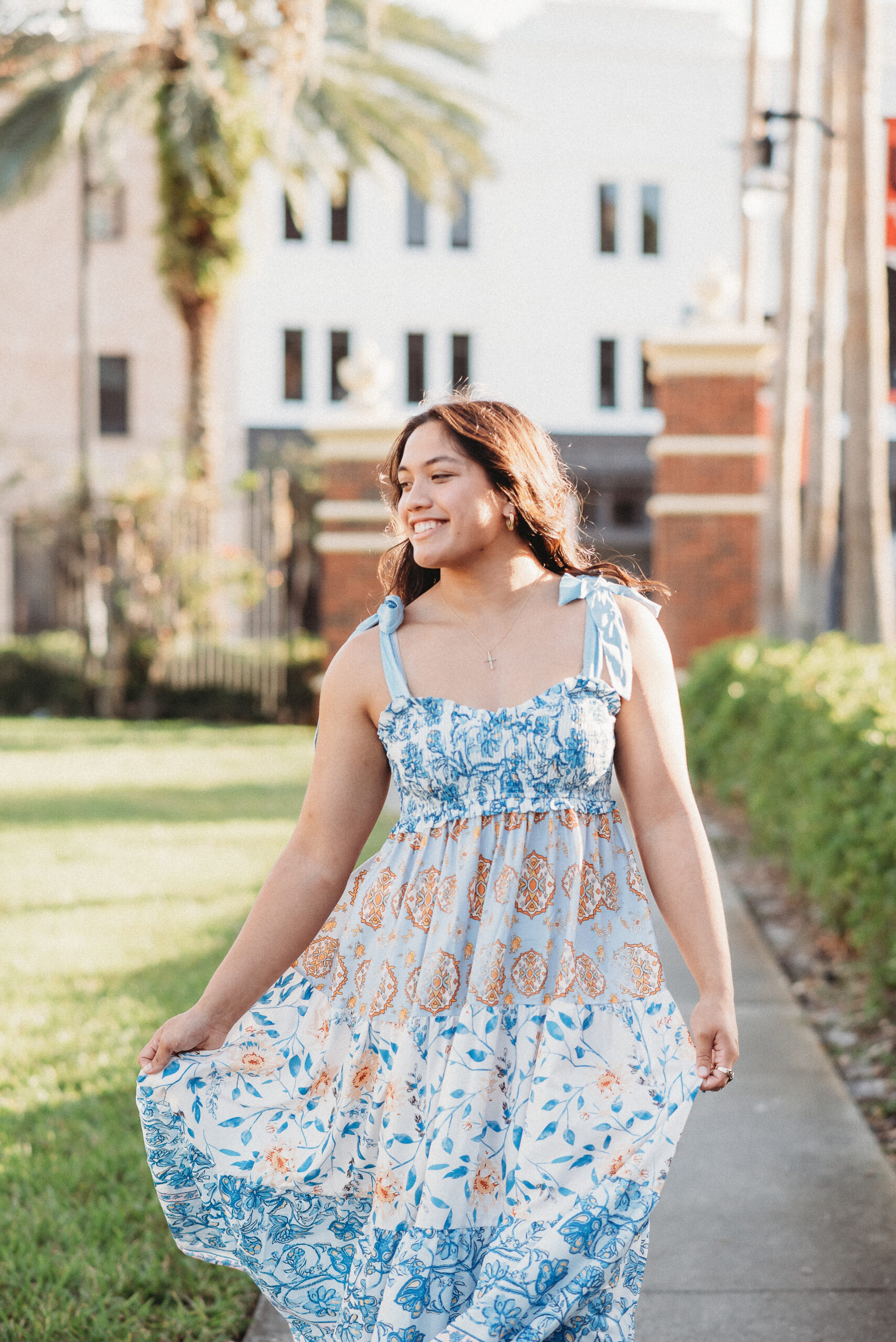 Senior girl photo session, university of tampa
