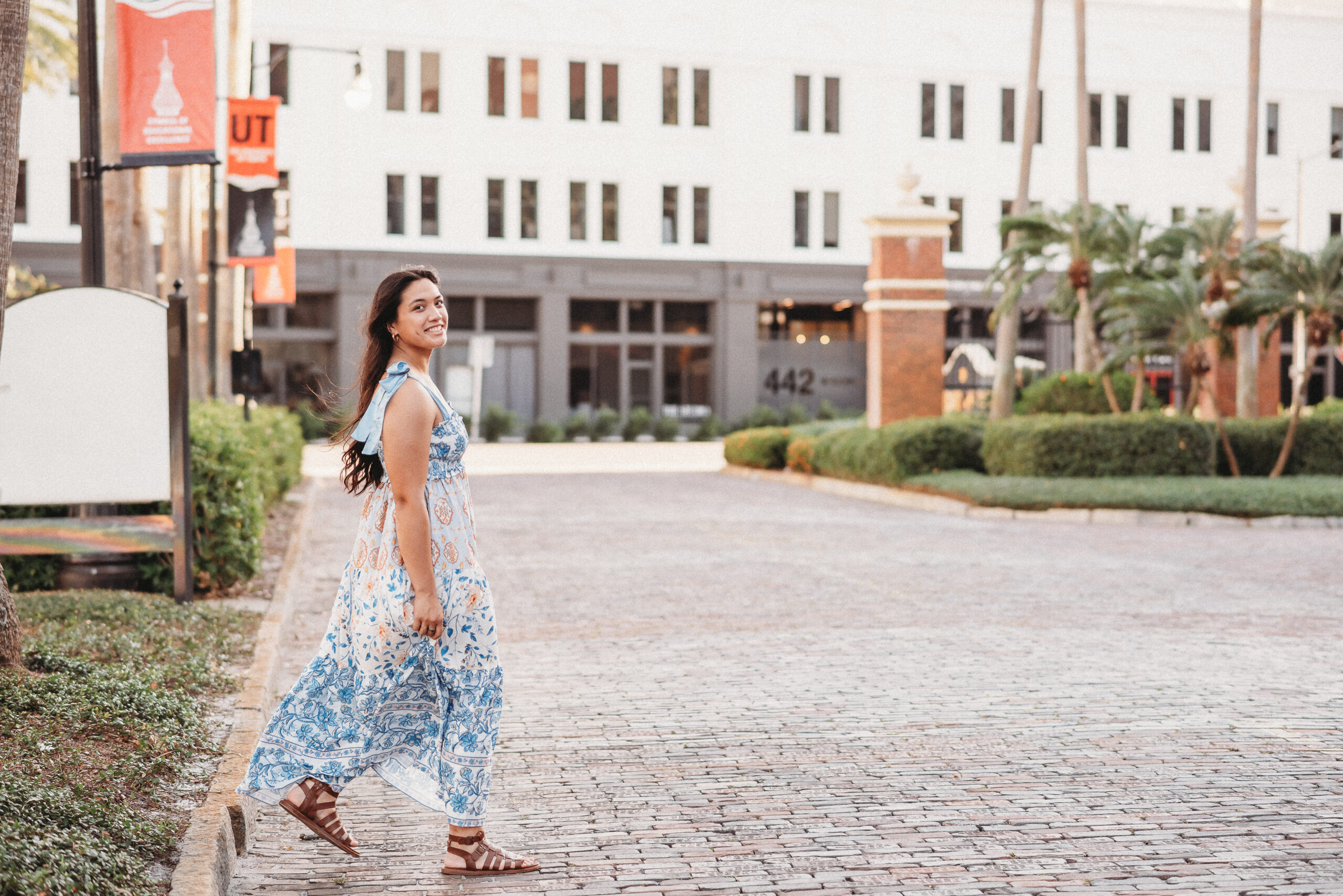 Senior girl photo session, university of tampa