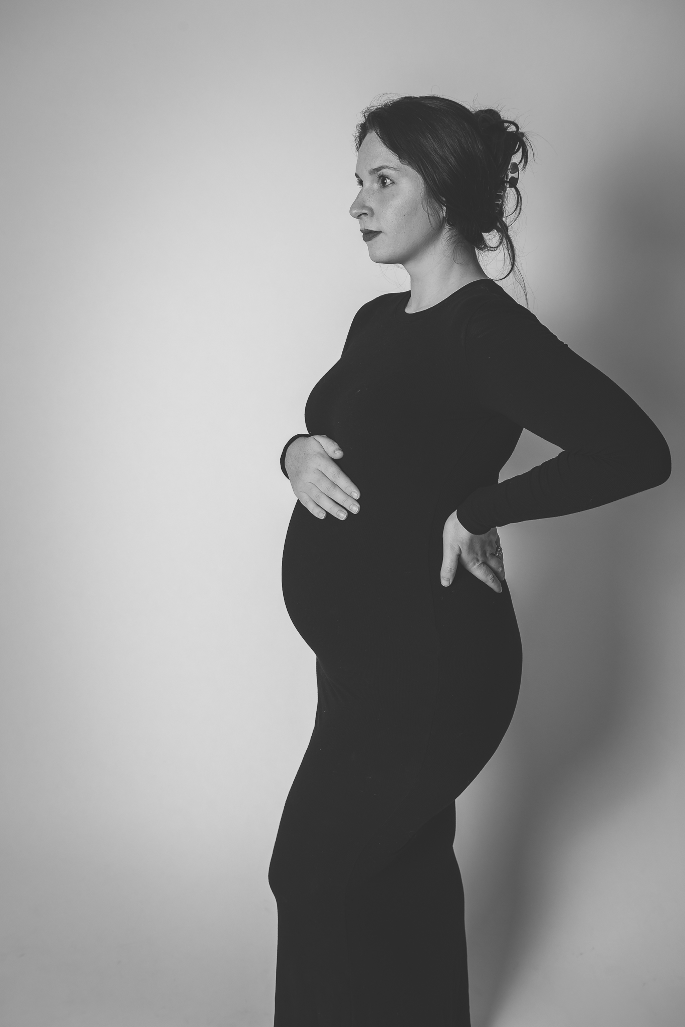 fine art maternity portrait celebrating pregnancy and legacy